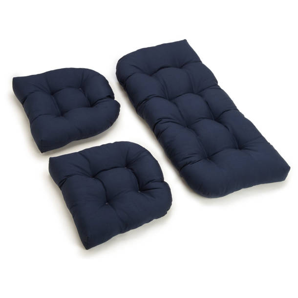 Latitude Run® Loveseat Outdoor Cushions Set 3 Piece & Reviews Wayfair